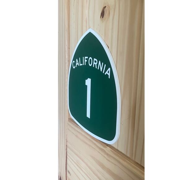 California State Route 1 highway marker Pacific Coast road sign - Picture 2 of 2